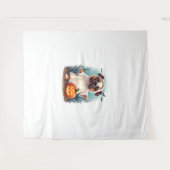 Tenture Ghost Bulldog Boo (Devant (Horizontal))