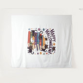 Tenture Ghost Cat Lecture Livres Lover Cadeaux Halloween S (Devant (Horizontal))