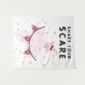 Tenture Ghost Pastel Halloween Décor Photo Booth fond (Devant (Horizontal))