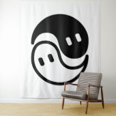 Tenture Ghost Yin Yang (En situation)