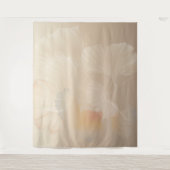 Tenture Ginkgo Biloba Botanique Abstrait Graphic Art Blush (Devant)