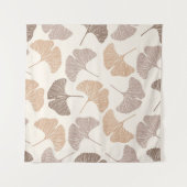 Tenture Ginkgo biloba : design transparent sec. (Devant (Horizontal))
