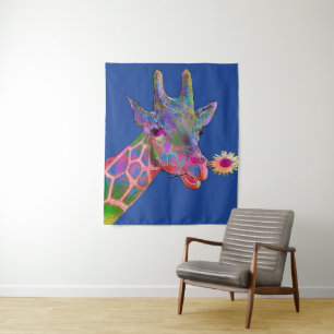 Tenture Giraffe d'art pop