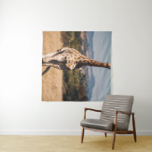 TENTURE GIRAFFE ENTOURÉ DE GRASS BROWN (En situation (horizontale))