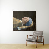 Tenture Girl with a Pearl Earring-Johannes Vermeer Art (En situation (horizontale))