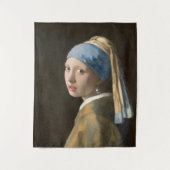 Tenture Girl with a Pearl Earring-Johannes Vermeer Art (Devant)