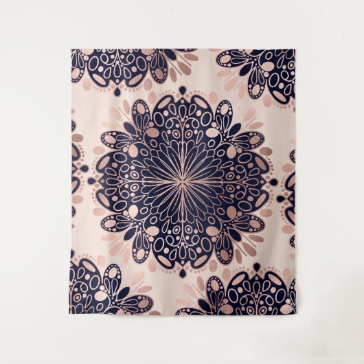 Tenture Girly Boho Rose Gold Blush (Devant)