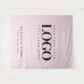 Tenture Girly Pink Entreprise Logo d'entreprise Contexte d (Devant (Horizontal))