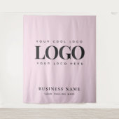 Tenture Girly Pink Entreprise Logo d'entreprise Contexte d (Devant)