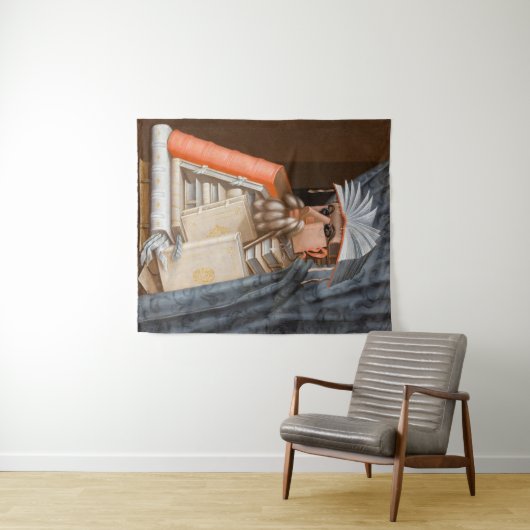 Tenture Giuseppe Arcimboldo - Le Bibliothécaire (En situation (horizontale))