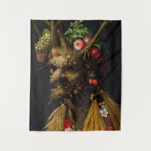 Tenture Giuseppe Arcimboldo - Quatre saisons en une tête
