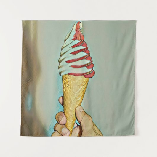 Tenture Glace au chocolat (Devant)