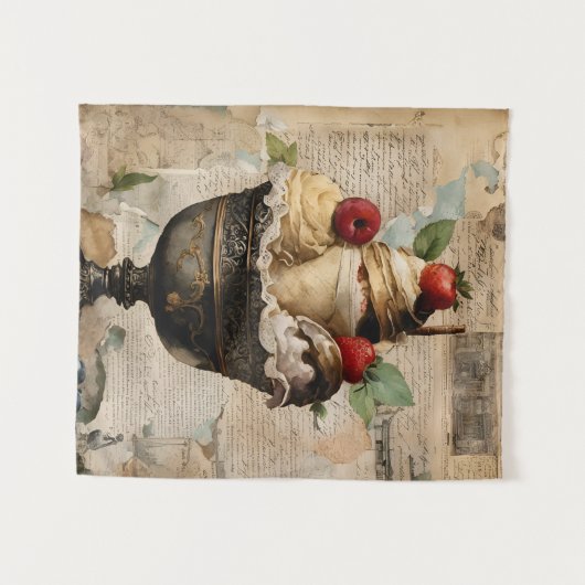 Tenture Glace Sundae Collage (Devant (Horizontal))