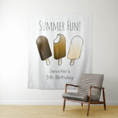 Tenture Glace sur un bâton (En situation)
