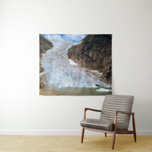 Tenture Glacier Briksdal en 1984.