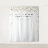 Tenture Glam Gold Confetti Anniversaire Contexte Quel que (Devant)