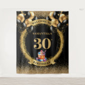 Tenture Glamour 30th Birthday Cocktail Party Contexte (Devant)