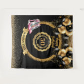 Tenture Glamour 50e anniversaire Rose Gold talons hauts (Devant (Horizontal))