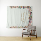 Tenture Glamour Or Éperche Peony Quinceanera (En situation (horizontale))