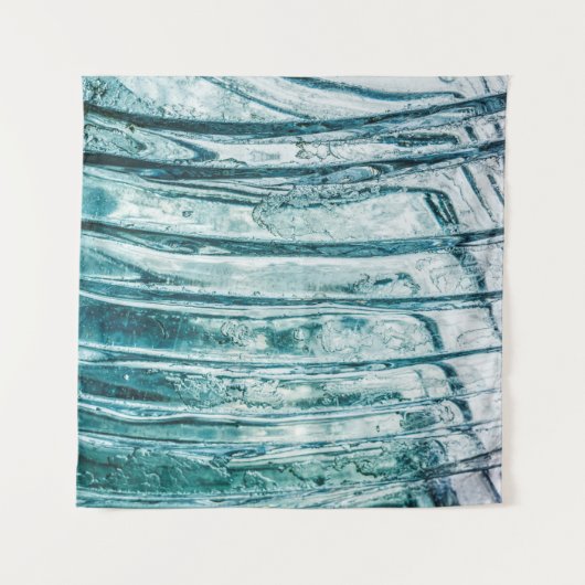 Tenture Glass window ice crystal frost (Devant (Horizontal))