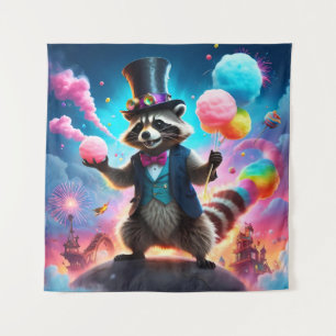 Tenture Glittery Raccoon et Carnaval de Dragon