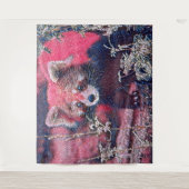 Tenture GlitzyAnimal_RedPanda_005 (Devant)