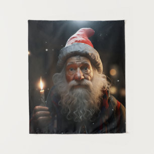 Tenture Gnome de Noël surpris