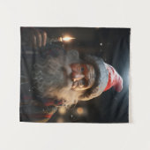 Tenture Gnome de Noël surpris (Devant (Horizontal))