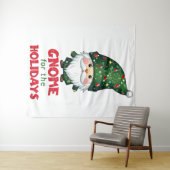 Tenture Gnome Pour Les Vacances Drôle & Adorable Noël (En situation (horizontale))