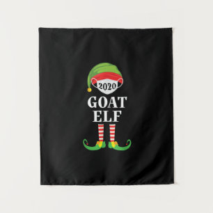Tenture Goat Elf Matching Christmas
