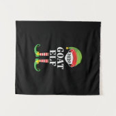 Tenture Goat Elf Matching Christmas (Devant (Horizontal))