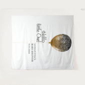 Tenture Gold Balloon Baby Shower Celebration backdrop (Devant (Horizontal))