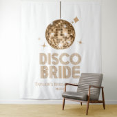 Tenture Gold Disco Ball Disco Bride Fête des mariées (En situation)