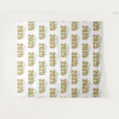 Tenture Gold Glitter Class of 2025 Photo Backdrop (Devant (Horizontal))