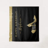 Tenture Gold High Heures Anniversaire (Devant)