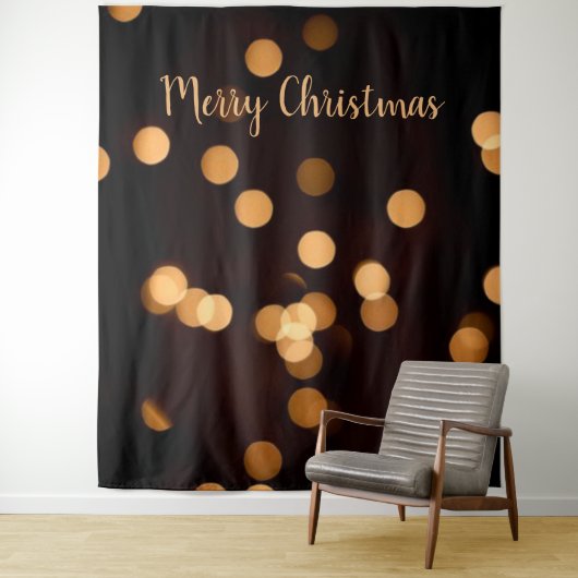 Tenture Gold Lights Bokee Photo Booth Backdrop (en anglais (En situation)