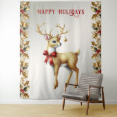 Tenture Gold Reindeer (En situation)