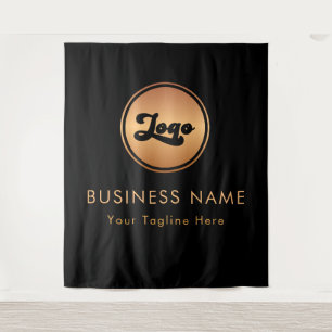 Tenture Gold Small Business Company Logo Black Backdrop
