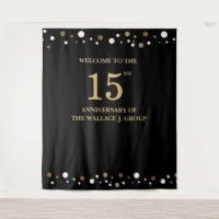 Golden 15 Anniversary Corporate Photo toile de fon