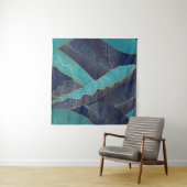 Tenture Golden Banana Leaf : Motif de luxe. (En situation (horizontale))