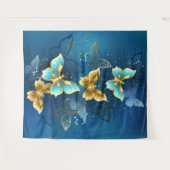 Tenture Golden butterflies (Devant (Horizontal))