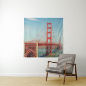 Tenture Golden gate (En situation)