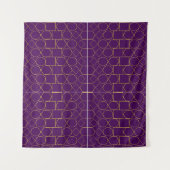 Tenture Golden Geometric Pattern (Devant)