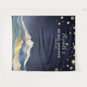 Tenture Golden Mountain Fête des mariées Photo Booth Backd (Devant (Horizontal))