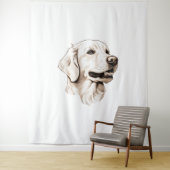 Tenture Golden Retriever 2 (En situation)