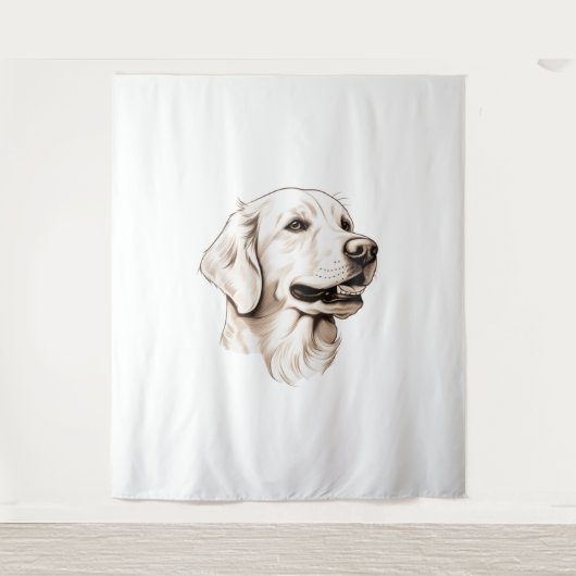 Tenture Golden Retriever 2 (Devant)