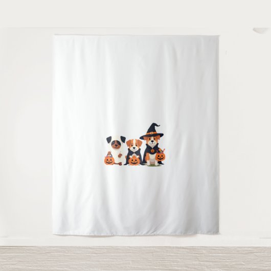 Tenture Golden Retriever Ghost Halloween Trick Or Treat Do (Devant)