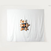 Tenture Golden Retriever Ghost Halloween Trick Or Treat Do (Devant (Horizontal))