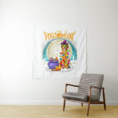 Tenture Golden Retriever Witch Costumes  Halloween Lights (En situation)