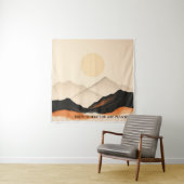 Tenture Golden Solitude (En situation)